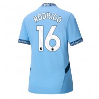 Maglia Calcio Manchester City Rodri Hernandez #16 Prima Divisa Donna 2024-25 Manica Corta